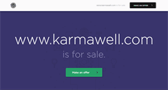 Desktop Screenshot of karmawell.com